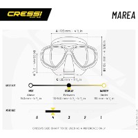 Masca si tub pentru înot Cressi Marea + Gamma Combo Clear/Pink (DM1000054) imaginea #4 — magazin online Desire.md