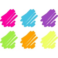 Набор ручек ArtSpace Abstraction Neon 6pcs (GP6_96910) фото №2 — интернет-магазин Desire.md