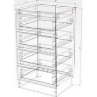 Comodă Smartex Т1 50cm Ivory imaginea #3 — magazin online Desire.md
