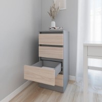Comodă Smartex Т1 50cm Graphite/Light Oak imaginea #2 — magazin online Desire.md