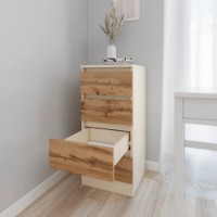 Comodă Smartex Т1 50cm Ivory/Dark Oak imaginea #2 — magazin online Desire.md