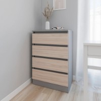 Комод Smartex Т1 60cm Graphite/Light Oak