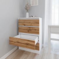 Comodă Smartex Т1 70cm White/Dark Oak imaginea #3 — magazin online Desire.md