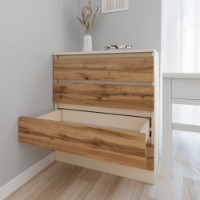 Комод Smartex Т1 80cm Ivory/Dark Oak фото №3 — интернет-магазин Desire.md