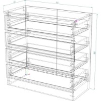 Comodă Smartex Т1 90cm Ivory imaginea #2 — magazin online Desire.md