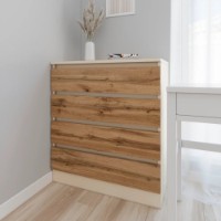 Комод Smartex Т1 90cm Ivory/Dark Oak фото №1 — интернет-магазин Desire.md