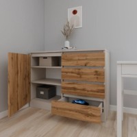 Comodă Smartex Т2 80cm Kashemir/Dark Oak imaginea #3 — magazin online Desire.md