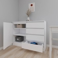 Comodă Smartex Т2 80cm White imaginea #2 — magazin online Desire.md