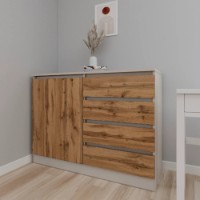 Comodă Smartex Т2 120cm Kashemir/Dark Oak