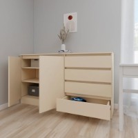 Комод Smartex Т2 140cm Ivory фото №3 — интернет-магазин Desire.md