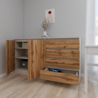 Комод Smartex Т2 140cm Kashemir/Dark Oak фото №3 — интернет-магазин Desire.md