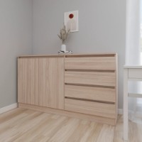 Comodă Smartex Т2 140cm Light Oak