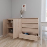 Comodă Smartex Т2 160cm Light Oak imaginea #2 — magazin online Desire.md