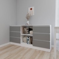 Comodă Smartex Т3 160cm White/Graphite imaginea #1 — magazin online Desire.md
