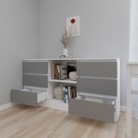 Comodă Smartex Т3 200cm White/Graphite imaginea #2 — magazin online Desire.md