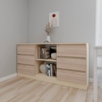 Comodă Smartex Т3 160cm Ivory/Light Oak imaginea #1 — magazin online Desire.md