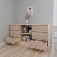 Comodă Smartex Т3 160cm Ivory/Light Oak imaginea #2 — magazin online Desire.md