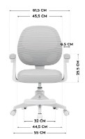 Scaun pentru copii Mark Adler JUNIOR 3.1 Grey imaginea #5 — magazin online Desire.md