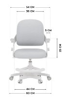 Scaun pentru copii Mark Adler JUNIOR 4.3 Grey imaginea #10 — magazin online Desire.md