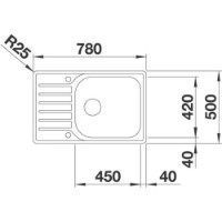 Кухонная мойка Blanco Lantos XL 6S-IF Compact (523140) фото №2 — интернет-магазин Desire.md