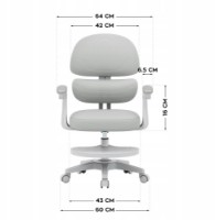 Детское кресло Mark Adler JUNIOR 4.4 Grey фото №2 — интернет-магазин Desire.md