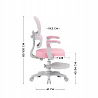 Детское кресло Mark Adler JUNIOR 4.4 Pink фото №6 — интернет-магазин Desire.md
