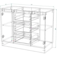 Комод Smartex Т4 100cm White фото №3 — интернет-магазин Desire.md