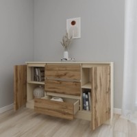 Комод Smartex Т4 100cm Ivory/Dark Oak фото №2 — интернет-магазин Desire.md