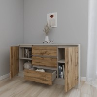 Комод Smartex Т4 100cm Kashemir/Dark Oak фото №2 — интернет-магазин Desire.md
