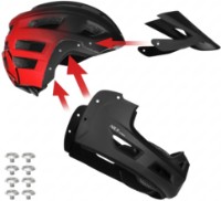 Cască Nils Extreme, s.M 55-58 Black/Red (MTW101) imaginea #7 — magazin online Desire.md