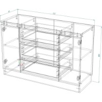 Comodă Smartex Т4 120cm Kashemir imaginea #2 — magazin online Desire.md