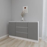 Comodă Smartex Т4 160cm White/Graphite imaginea #1 — magazin online Desire.md