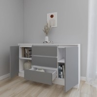 Comodă Smartex Т4 120cm White/Graphite imaginea #3 — magazin online Desire.md