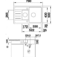 Chiuvetă de bucătărie Blanco Legra 6S Compact (521302) imaginea #2 — magazin online Desire.md