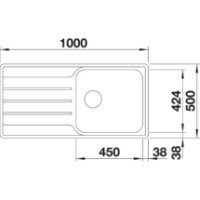 Chiuvetă de bucătărie Blanco Lemis XL 6S-IF (523034) imaginea #2 — magazin online Desire.md