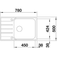 Chiuvetă de bucătărie Blanco Lemis XL 6S-IF Compact (525110) imaginea #2 — magazin online Desire.md