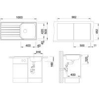 Кухонная мойка Blanco Livit XL 5S (515651) фото №2 — интернет-магазин Desire.md