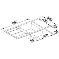 Chiuvetă de bucătărie Blanco Metra 5S (513037) imaginea #2 — magazin online Desire.md