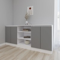 Dulăpior Smartex Т5 160cm White/Graphite imaginea #1 — magazin online Desire.md