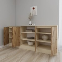 Dulăpior Smartex Т5 180cm Ivory/Dark Oak imaginea #3 — magazin online Desire.md