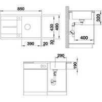 Chiuvetă de bucătărie Blanco Metra 5S-FM (527294) imaginea #2 — magazin online Desire.md