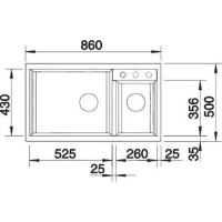 Chiuvetă de bucătărie Blanco Metra 9 (513273) imaginea #2 — magazin online Desire.md