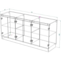 Dulăpior Smartex Т8 180cm Graphite imaginea #3 — magazin online Desire.md