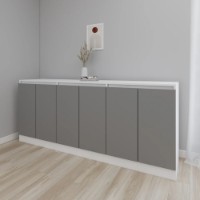 Dulăpior Smartex Т8 180cm White/Graphite imaginea #1 — magazin online Desire.md