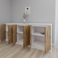 Dulăpior Smartex Т8 180cm White/Dark Oak imaginea #2 — magazin online Desire.md