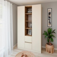 Dulap Smartex N14 120cm Ivory/Dark Oak imaginea #1 — magazin online Desire.md