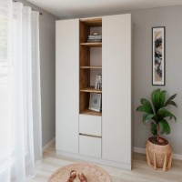 Dulap Smartex N14 120cm Kashemir/Dark Oak imaginea #1 — magazin online Desire.md