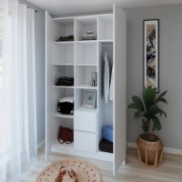 Dulap Smartex N14 140cm White imaginea #2 — magazin online Desire.md