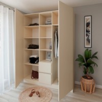 Dulap Smartex N14 160cm Ivory imaginea #3 — magazin online Desire.md