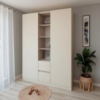 Dulap Smartex N14 160cm Ivory/Light Oak imaginea #1 — magazin online Desire.md